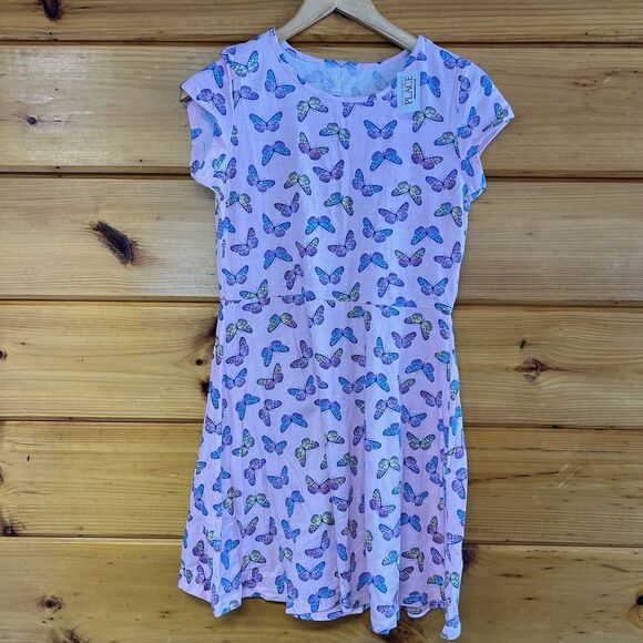 The Children’s Place Girls Print Everyday Dress Multicolor Size XXL NWT - Picture 3 of 5